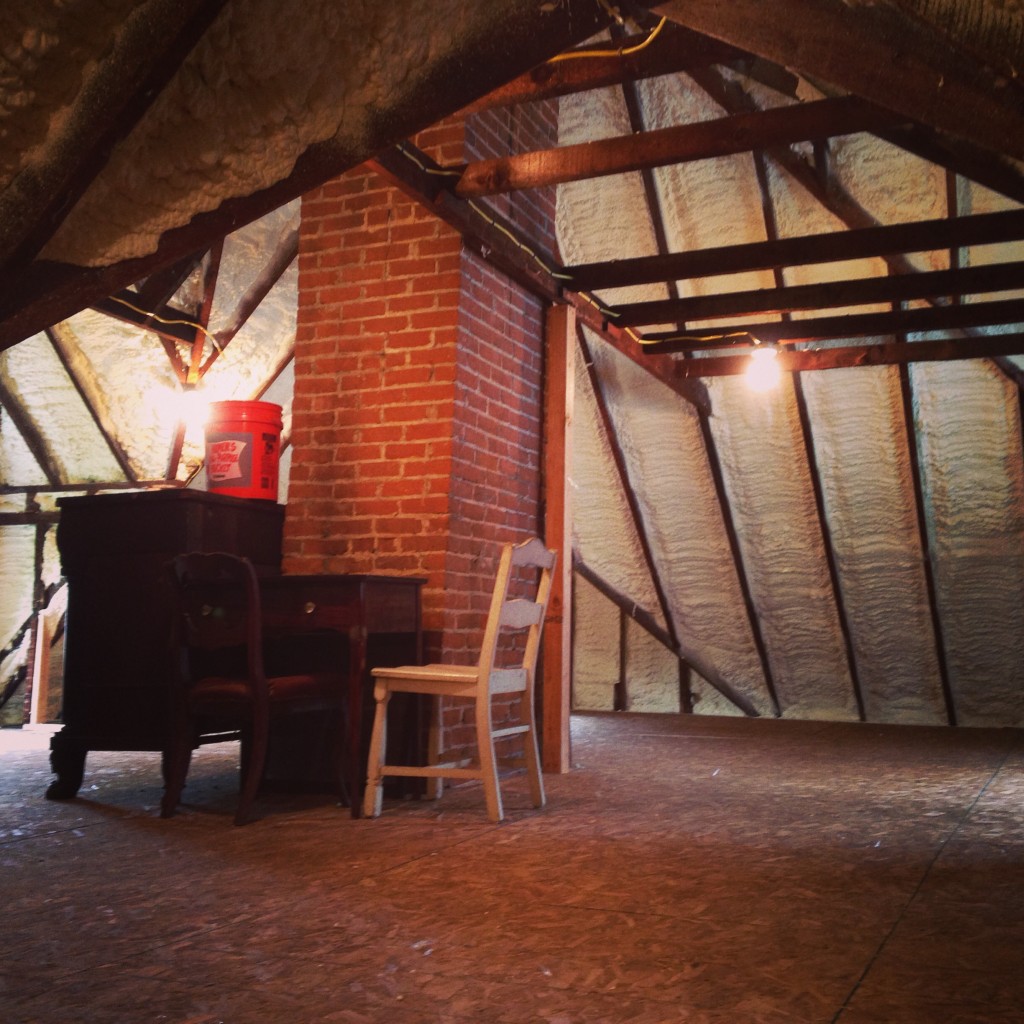 Attic Insulation in the Victorian Attic | Victorian Home Renovation